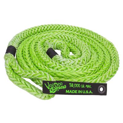 VooDoo Offroad 7/8" x 20' Kinetic Recovery Rope with Rope Bag (Green) - 1300001